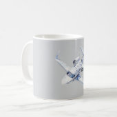 Düsenflugzeug Kaffeetasse (Vorderseite Links)