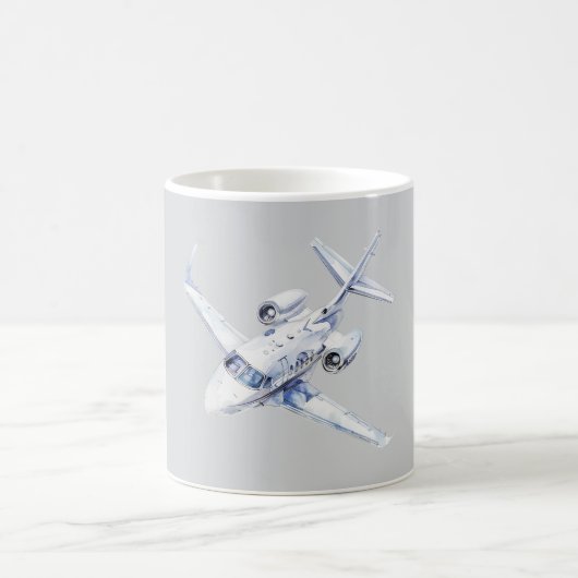 Düsenflugzeug Kaffeetasse (Mittel)