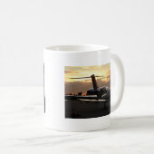Düsenflugzeug Kaffeetasse (VorderseiteRechts)