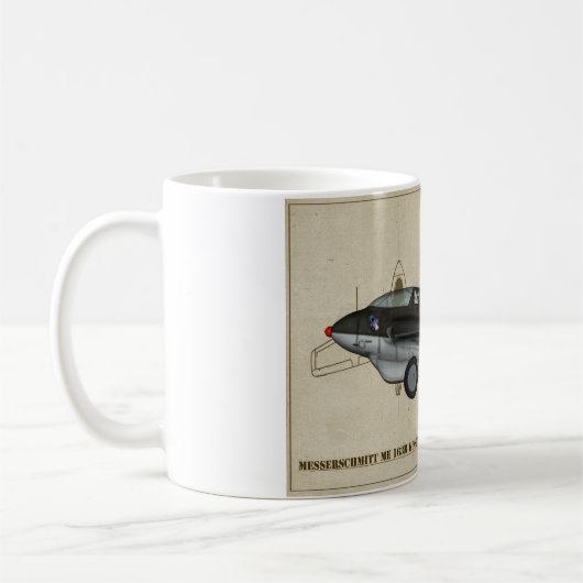 Düsenjäger Me263 Kaffeetasse (Links)
