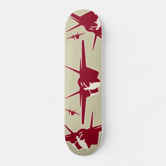 Düsenjäger Skateboard (Vorderseite)