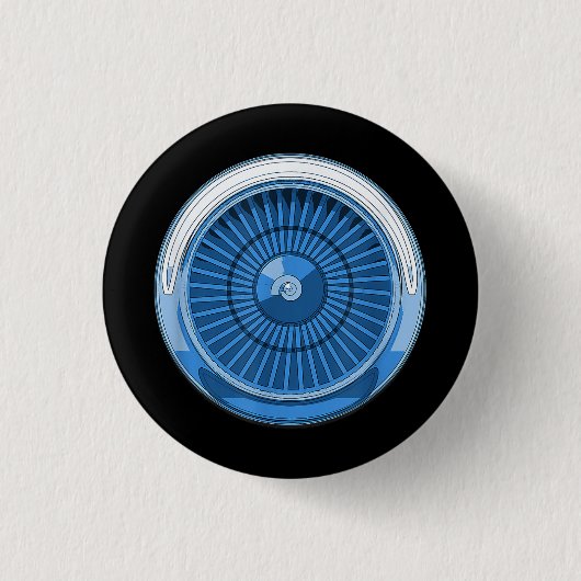 Düsentriebwerk Button (Vorderseite)