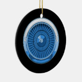 Düsentriebwerk Keramik Ornament (Rechts)
