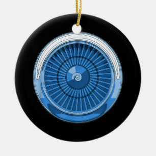 Düsentriebwerk Keramik Ornament