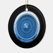 Düsentriebwerk Keramik Ornament (Links)