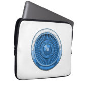 Düsentriebwerk Laptopschutzhülle (Vorne Rechts)