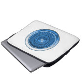 Düsentriebwerk Laptopschutzhülle (Vorne Knopf)