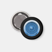 Düsentriebwerk Magnet (Vorderseite/Rückseite)