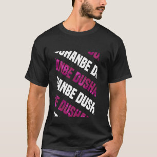 Dushanbe Camouflage Pattern Pink Camouflage T-Shirt