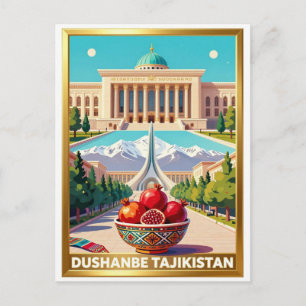 Dushanbe Tadschikistan Bergreisen Postkarte