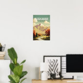 Dushanbe Tadschikistan Reisen Vintag Poster (Heimbüro)