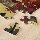 Dushanbe Tadschikistan Reisen Vintag Puzzle (Seite)