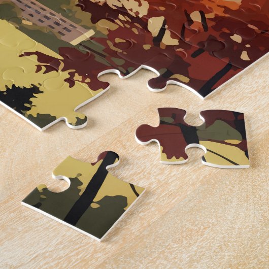 Dushanbe Tadschikistan Reisen Vintag Puzzle (Seite)