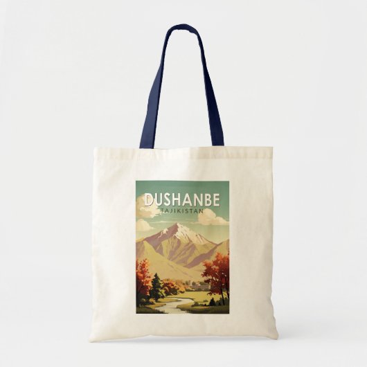 Dushanbe Tadschikistan Reisen Vintag Tragetasche (Vorne)