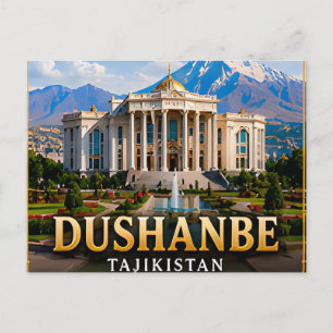 Dushanbe Tadschikistan Zentralasien Reise 📍 Postkarte