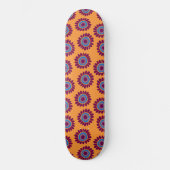 Dushi Sonnenblumenmuster 3 Skateboard (Vorderseite)