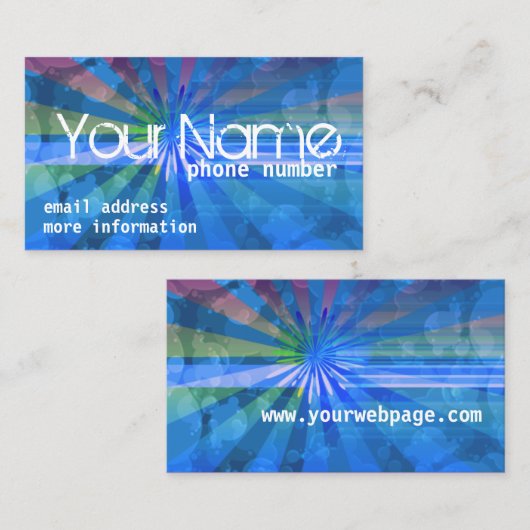 DuShine! Visitenkarte (Vorne/Hinten)