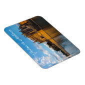 Dusk an der Kathedrale von Palma de Mallorca Magnet (Rechte Seite)