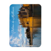 Dusk an der Kathedrale von Palma de Mallorca Magnet (Vertikal)