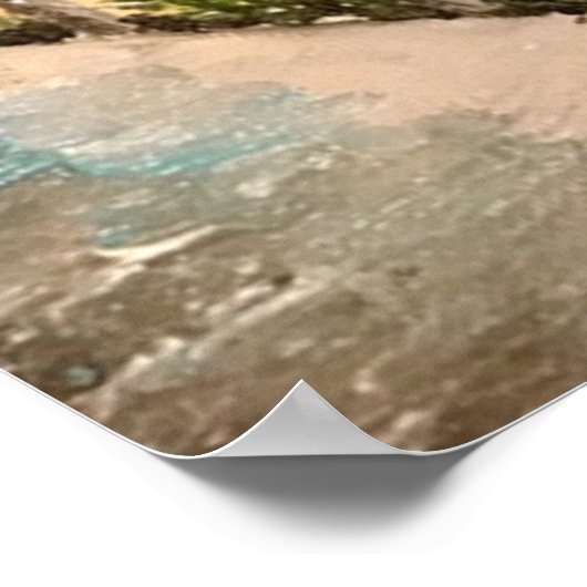 "Dusk at Mojito's" Gemälde von Willowcatdesigns Poster (Ecke)