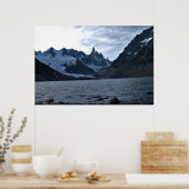 Dusk auf Laguna Torre Poster (Küche)