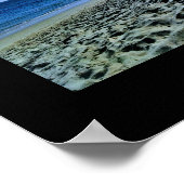 Dusk bei Malibu Beach Inspiration Zitat Poster (Ecke)