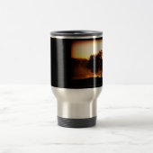 Dusk Bench Trees Reisebecher (Mittel)