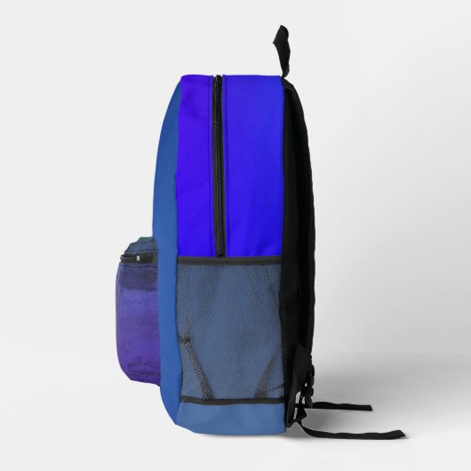 Dusk Blue Backpack Bedruckter Rucksack (Rechts)
