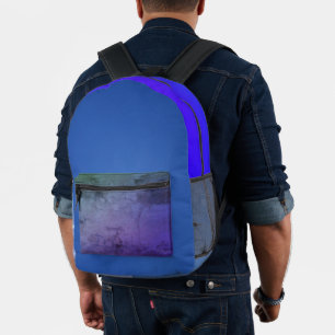 Dusk Blue Backpack Bedruckter Rucksack
