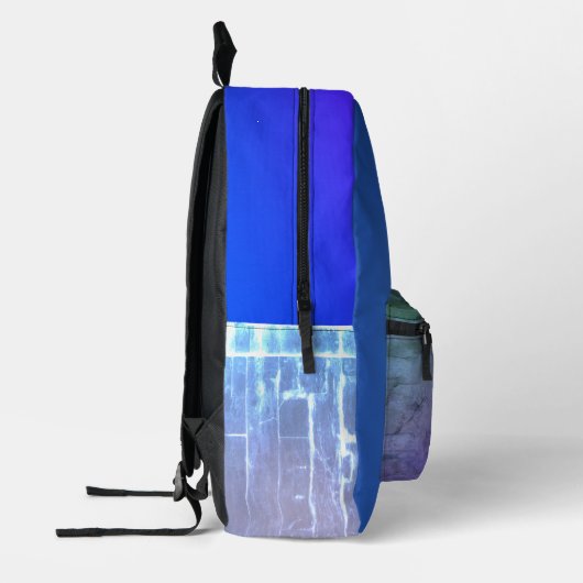 Dusk Blue Backpack Bedruckter Rucksack (Links)