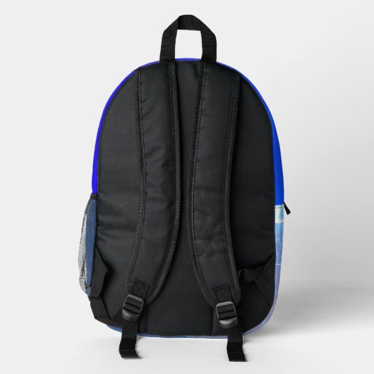 Dusk Blue Backpack Bedruckter Rucksack (Rückseite)
