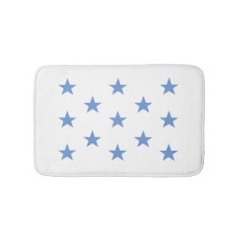 Dusk Blue Star Badematte