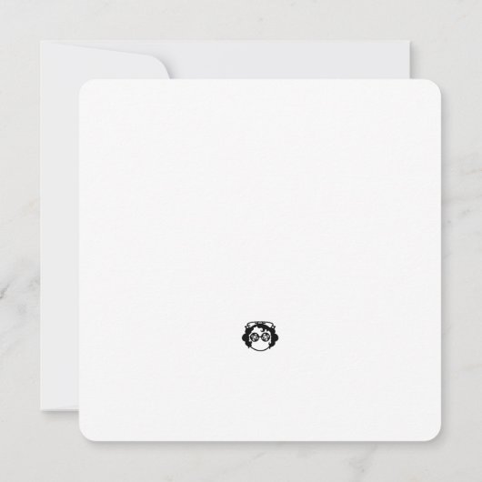 Dusk Bunnies Customizable Karte (Rückseite)