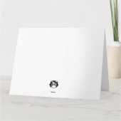 Dusk Bunnies Customizable Karte (Rückseite)