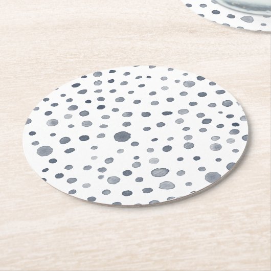 Dusk Confetti Aquarell Dots Paper Untersetzer (Angewinkelt)