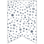 Dusk Confetti Wasserfarbe Dots Jagdflagge Wimpelkette (Erste Fahne)