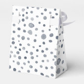 Dusk Confetti Watercolor Dots Gefälligkeitsbox Geschenkschachtel (Rückseite)
