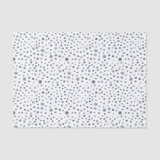 Dusk Confetti Watercolor Dots Tissue Paper Seidenpapier (Vorderseite)