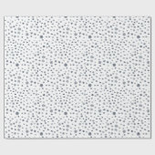 Dusk Confetti Watercolor Dots Wrapping Paper Geschenkpapier (Flach)
