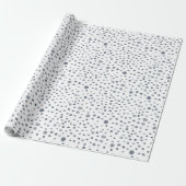 Dusk Confetti Watercolor Dots Wrapping Paper Geschenkpapier (Ungerollt)
