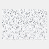 Dusk Confetti Watercolor Dots Wrapping Paper Geschenkpapier Set (Vorderseite 3)