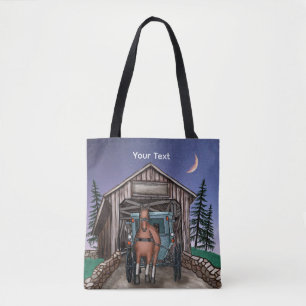 Dusk Covered Bridge  Tasche