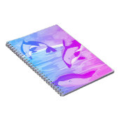 Dusk Dolphins Notizblock (Rechte Seite)