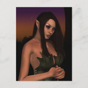 Dusk Elf Postkarte
