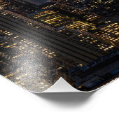 Dusk fällt auf Manhattan - Foto Print (Ecke)