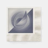 Dusk Feathers Serviette (Vorderseite)