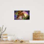 Dusk Hunter Flying Cat Poster (Küche)