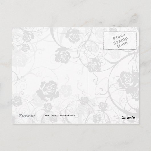 Dusk Postcard Postkarte (Rückseite)