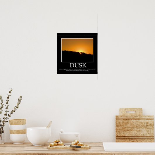 Dusk Poster (Küche)