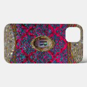 Dusk Ravone Damask Baroque Monogram Case-Mate iPhone Hülle (Rückseite (Horizontal))